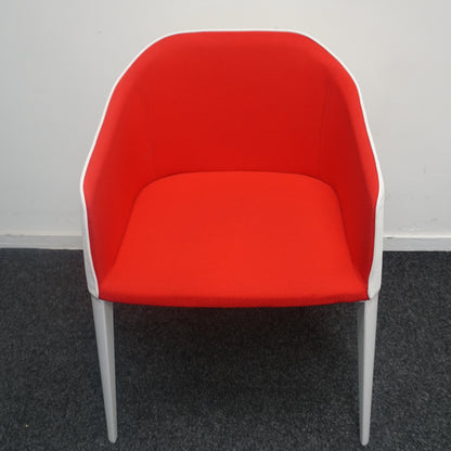 Pedrali Laja 885 Design Stoel | Wit / Rood