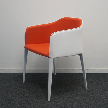 Pedrali Laja 885 Design Stoel | Wit / Rood