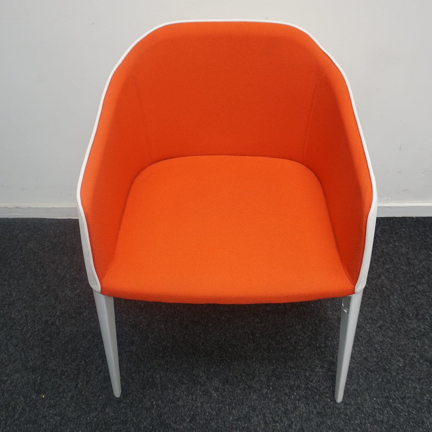Pedrali Laja 885 Design Stoel | Wit / Oranje