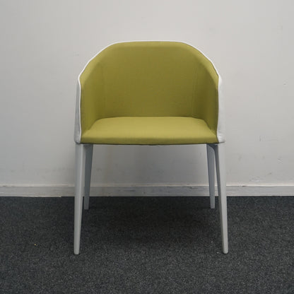 Pedrali Laja 885 Design Stoel | Wit / Groen