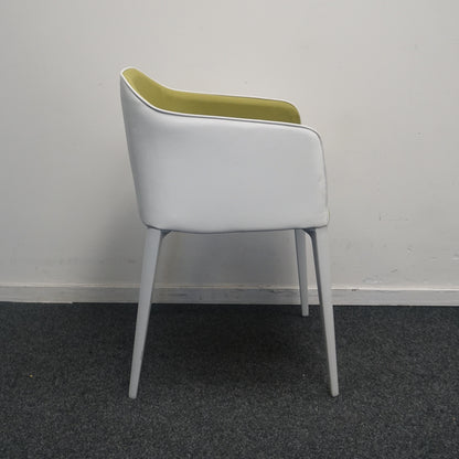 Pedrali Laja 885 Design Stoel | Wit / Groen