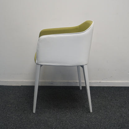 Pedrali Laja 885 Design Stoel | Wit / Groen