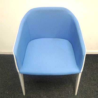 Pedrali Laja 885 Design Stoel | Wit / Blauw