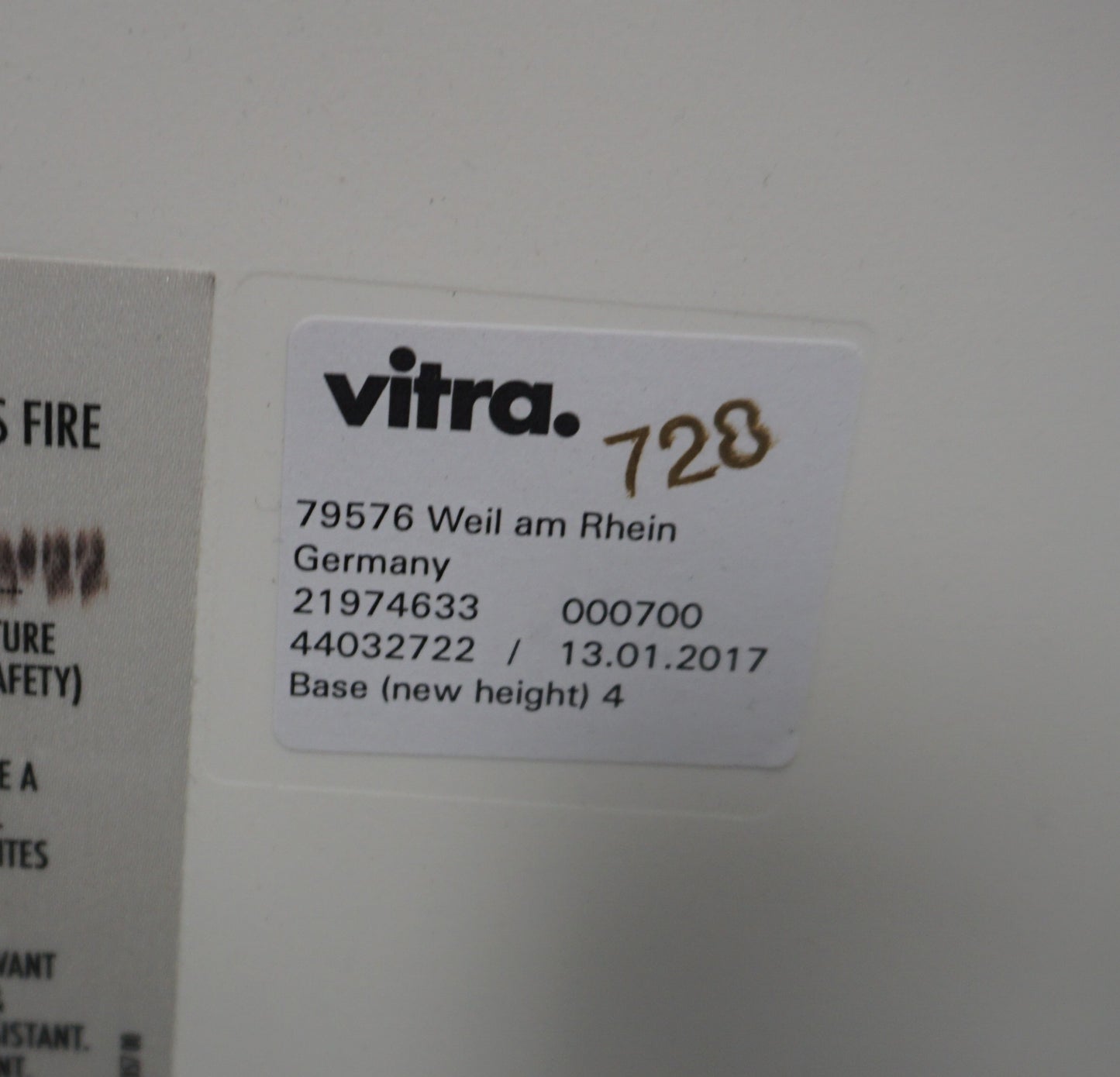 Vitra Eames DAW Design Stoel | Blauw / Wit