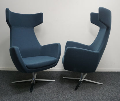 Ahrend Design Fauteuil | Draaibaar | Petrol Blauw