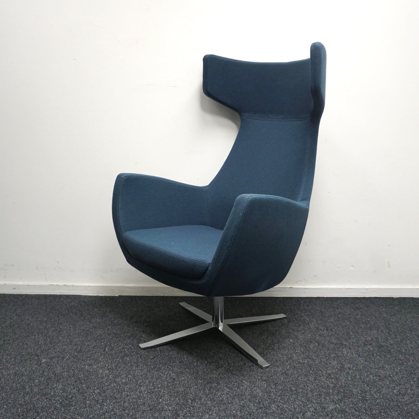 Ahrend Design Fauteuil | Draaibaar | Petrol Blauw