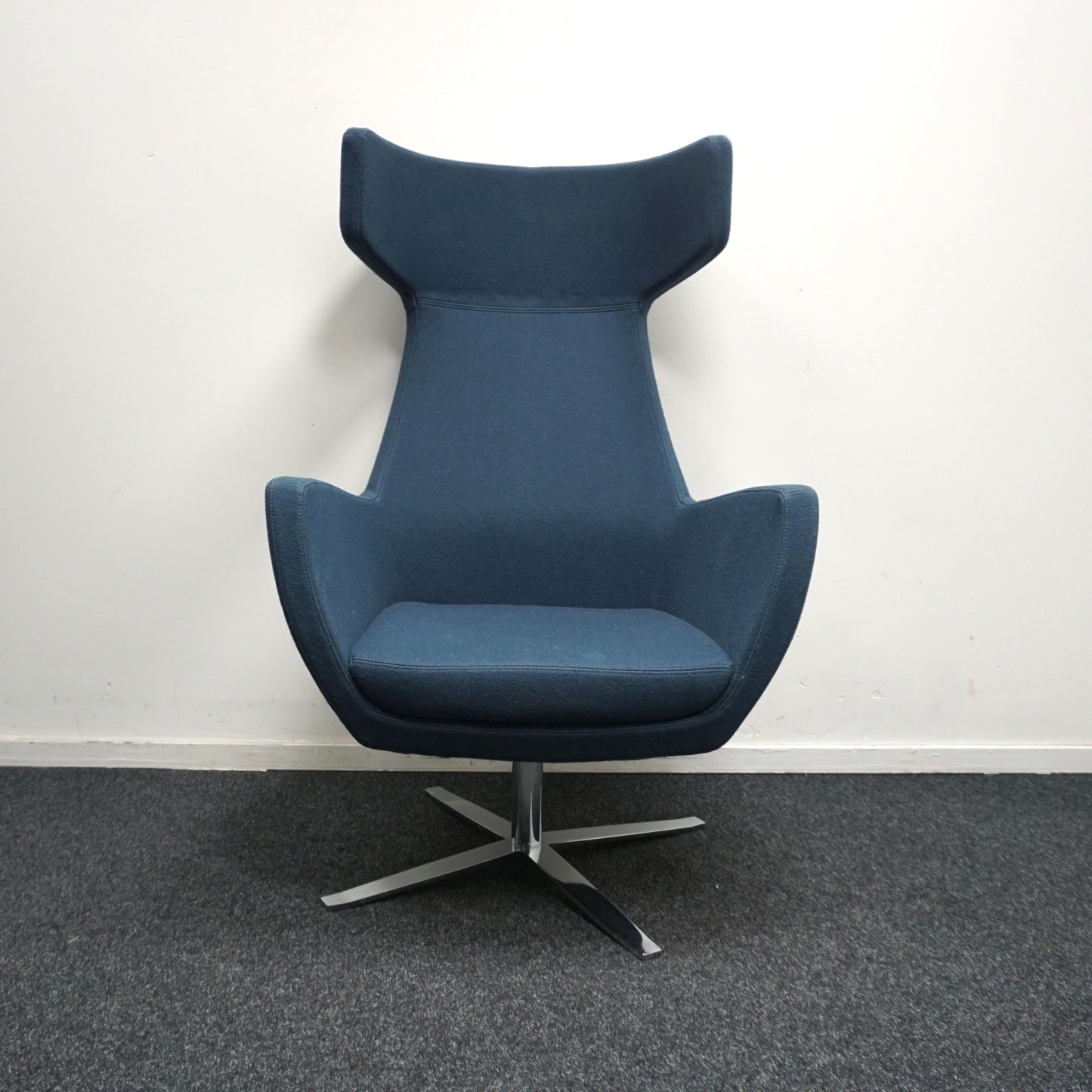 Ahrend Design Fauteuil | Draaibaar | Petrol Blauw