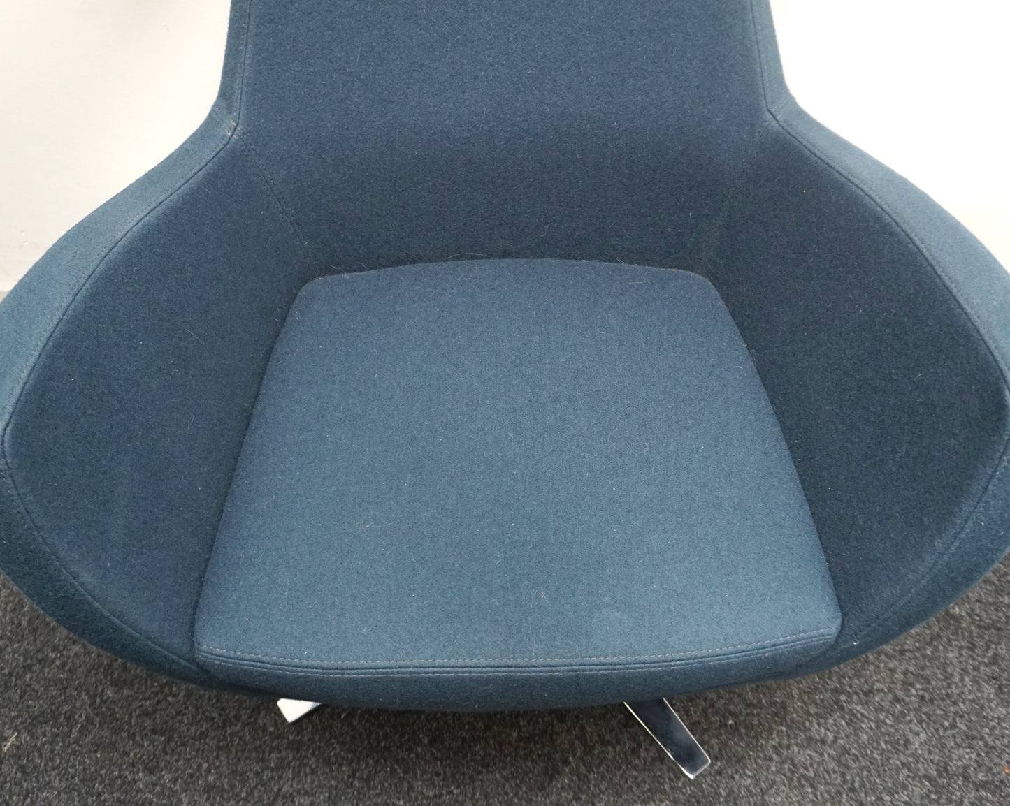 Ahrend Design Fauteuil | Draaibaar | Petrol Blauw