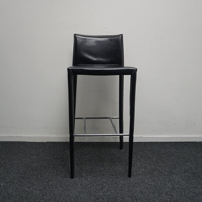 Bontempi Linda Barkruk | Leer | Metaal | Zithoogte 77 cm