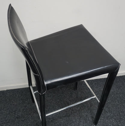 Bontempi Linda Barkruk | Leer | Metaal | Zithoogte 77 cm