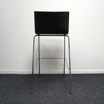 Pedrali Kuadra 1116 Design Barkruk | Hout | Zithoogte 77 cm
