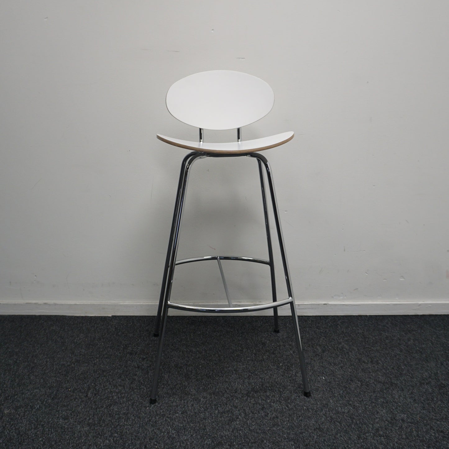 Saxon Design Barkrukken | Hout | Wit | Zithoogte 76 cm