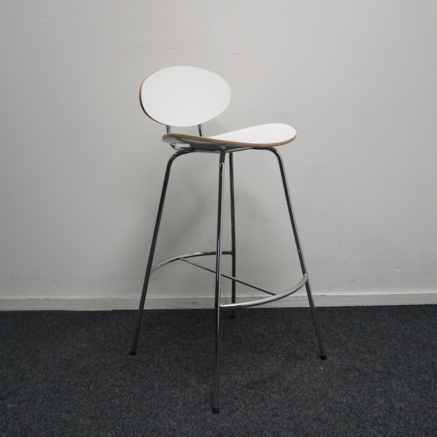 Saxon Design Barkrukken | Hout | Wit | Zithoogte 76 cm