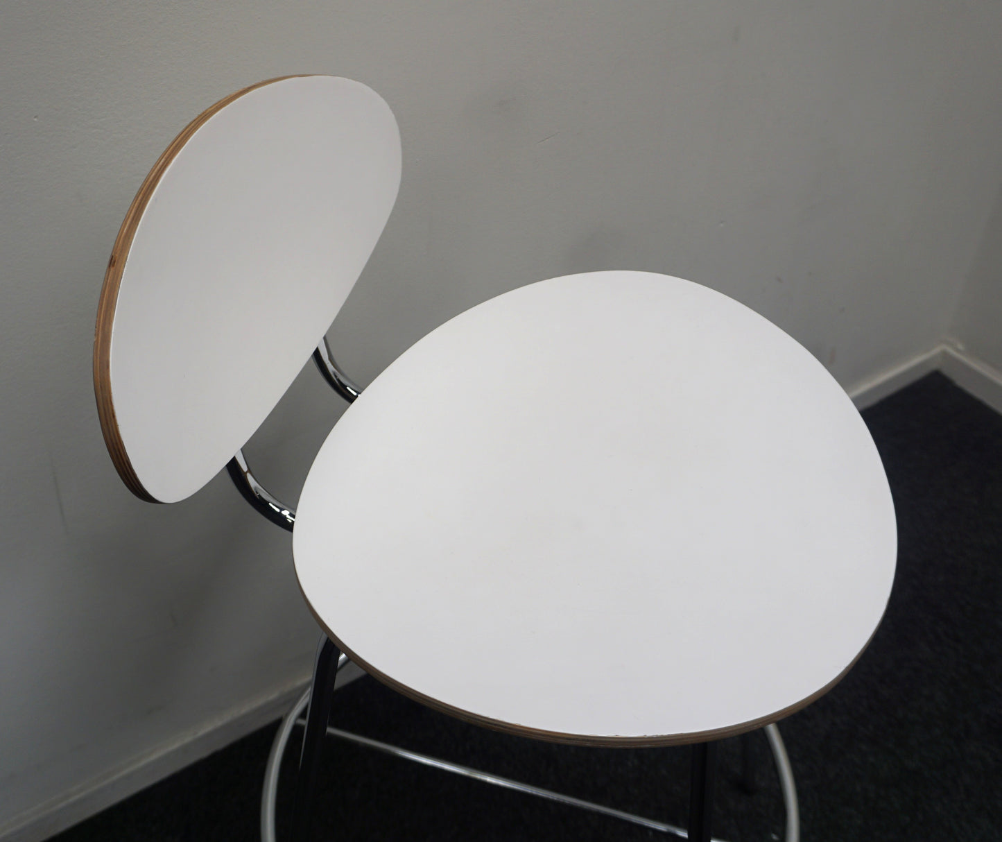 Saxon Design Barkrukken | Hout | Wit | Zithoogte 76 cm