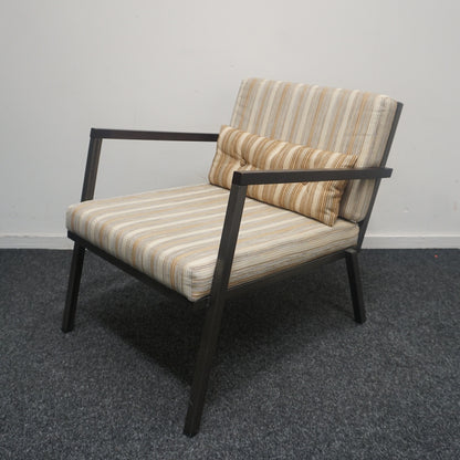 Satelliet 25.25 LAC Fauteuil | Design stoel Bruin Gestreept