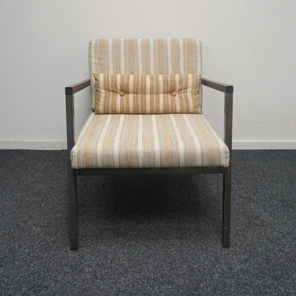 Satelliet 25.25 LAC Fauteuil | Design stoel Bruin Gestreept