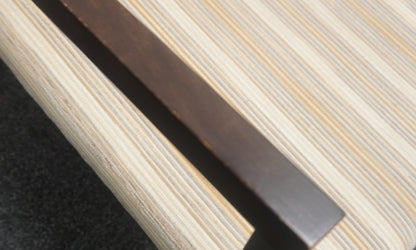 Satelliet 25.25 LAC Fauteuil | Design stoel Bruin Gestreept