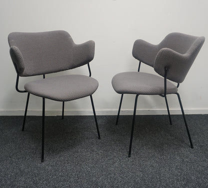 Lensvelt Gispen 205 Stoelen | Design Stoelen | Grijze Stof