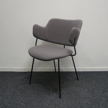 Lensvelt Gispen 205 Stoelen | Design Stoelen | Grijze Stof
