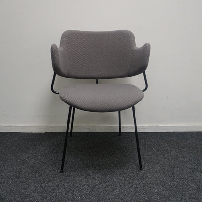 Lensvelt Gispen 205 Stoelen | Design Stoelen | Grijze Stof