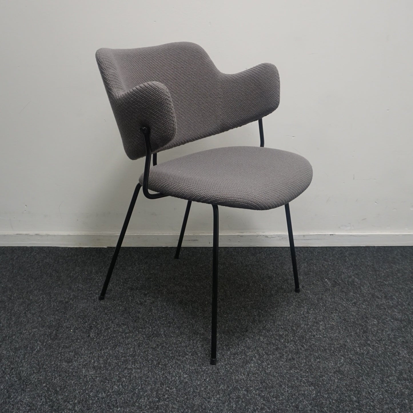 Lensvelt Gispen 205 Stoelen | Design Stoelen | Grijze Stof
