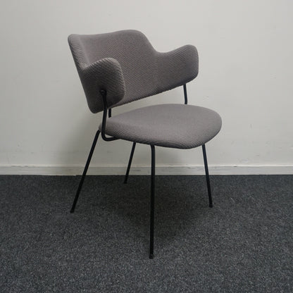 Lensvelt Gispen 205 Stoelen | Design Stoelen | Grijze Stof