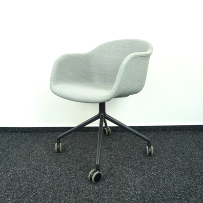 Muuto Fiber Vergaderstoel | Conferentiestoel | Blauw/Groen Gemêleerd
