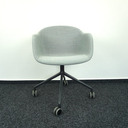 Muuto Fiber Vergaderstoel | Conferentiestoel | Blauw/Groen Gemêleerd