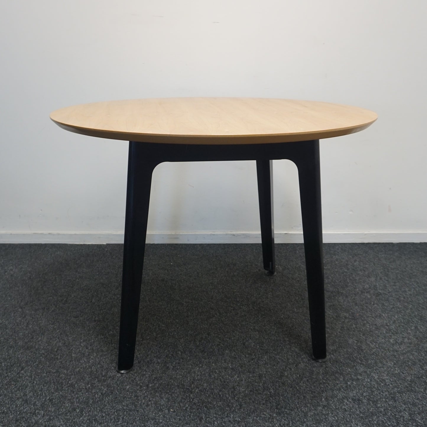 Vergadertafel Ø 100 | Eetkamertafel | Hout | Zwart