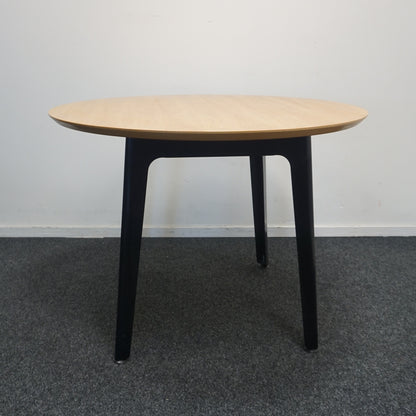 Vergadertafel Ø 100 | Eetkamertafel | Hout | Zwart