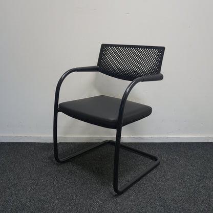 Vitra Visavis Vergaderstoel | Design Conferentiestoel | Leer