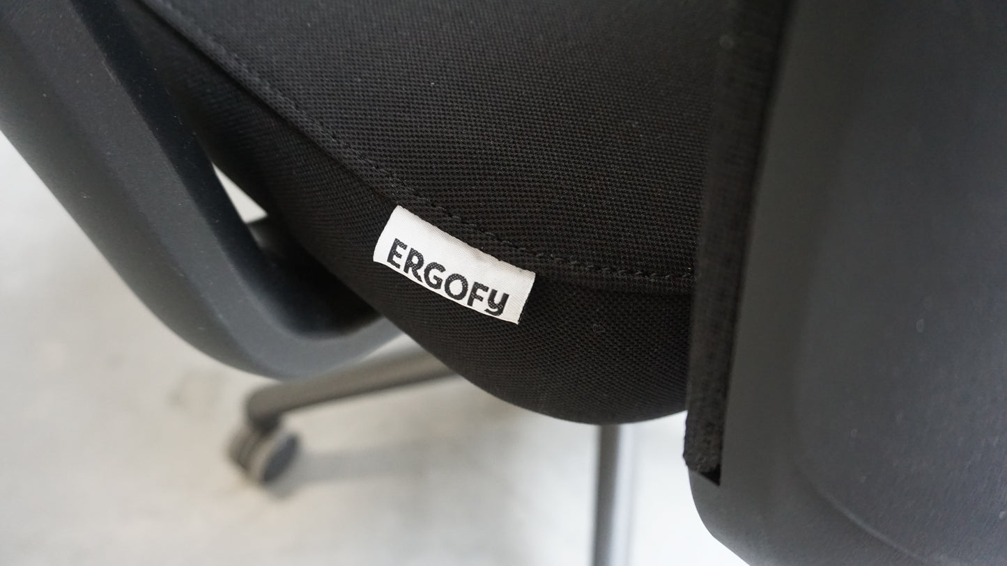 Ergofy Comfort Bureaustoel | Netweave | Zwart (Restpartij)