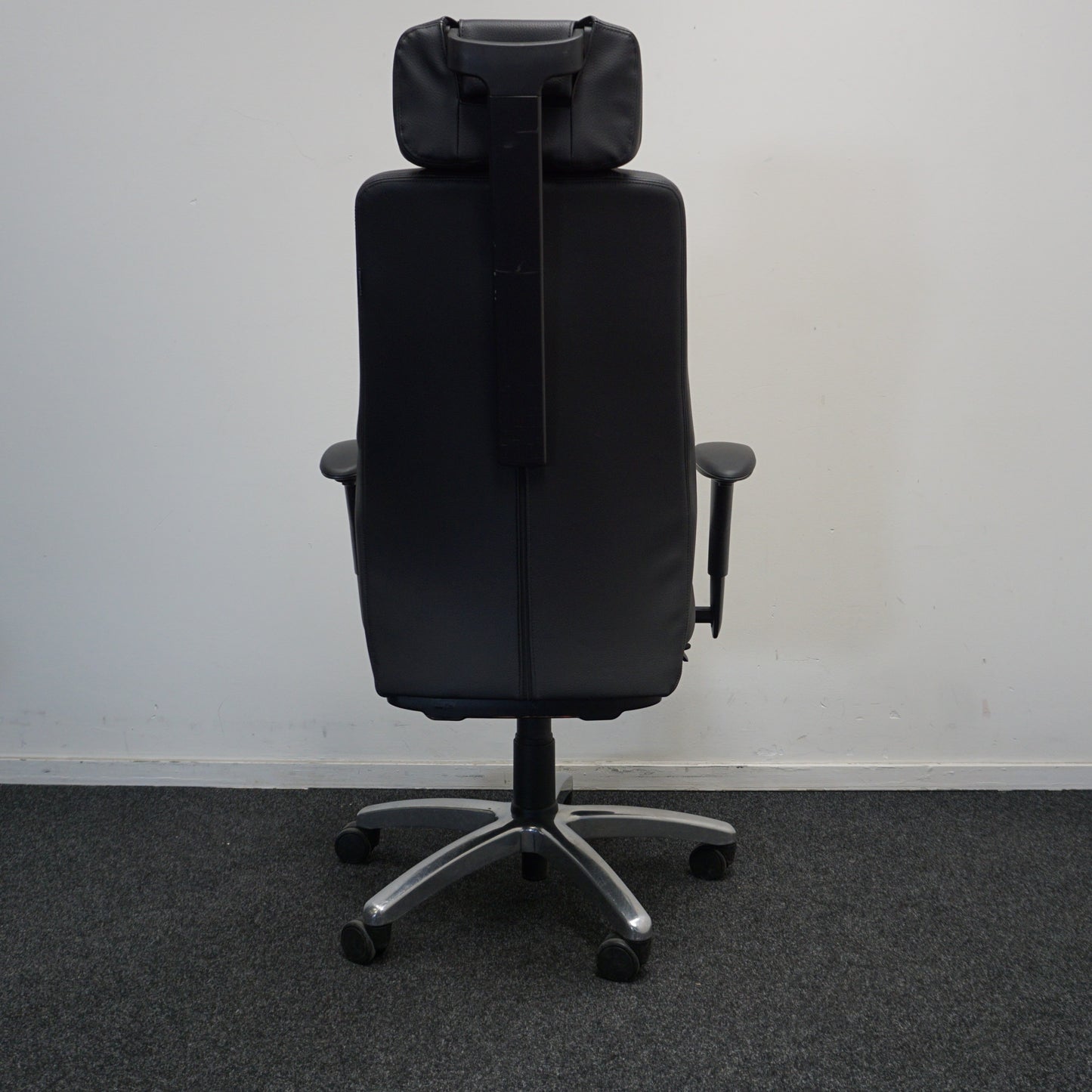 BMA Axia Focus Ergonomische Bureaustoel | Zwart leer