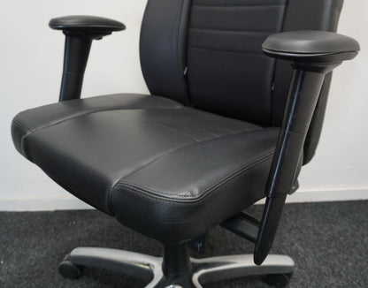 BMA Axia Focus Ergonomische Bureaustoel | Zwart leer