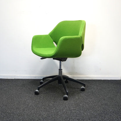 Artifort Gap Bureaustoelen | Vergaderstoelen | Groen | Verrijdbaar