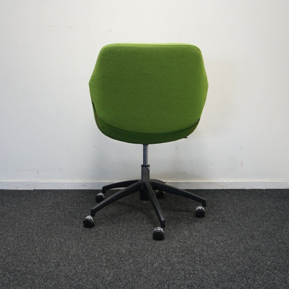 Artifort Gap Bureaustoelen | Vergaderstoelen | Groen | Verrijdbaar