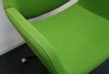 Artifort Gap Bureaustoelen | Vergaderstoelen | Groen | Verrijdbaar