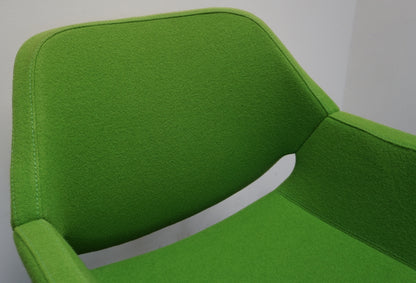 Artifort Gap Bureaustoelen | Vergaderstoelen | Groen | Verrijdbaar