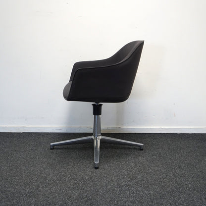 Vitra Softshell Design Stoelen | Vergaderstoel | Antraciet