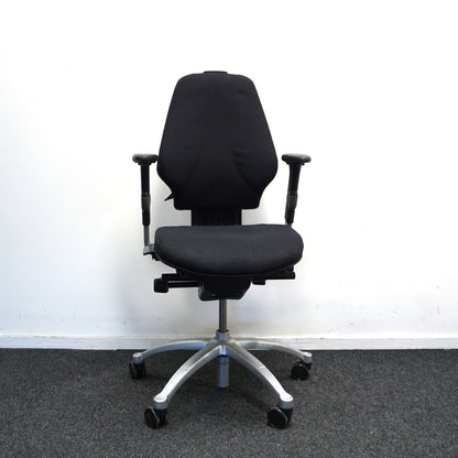 RH Logic 300 Bureaustoelen | Zwarte Stof | Ergonomisch