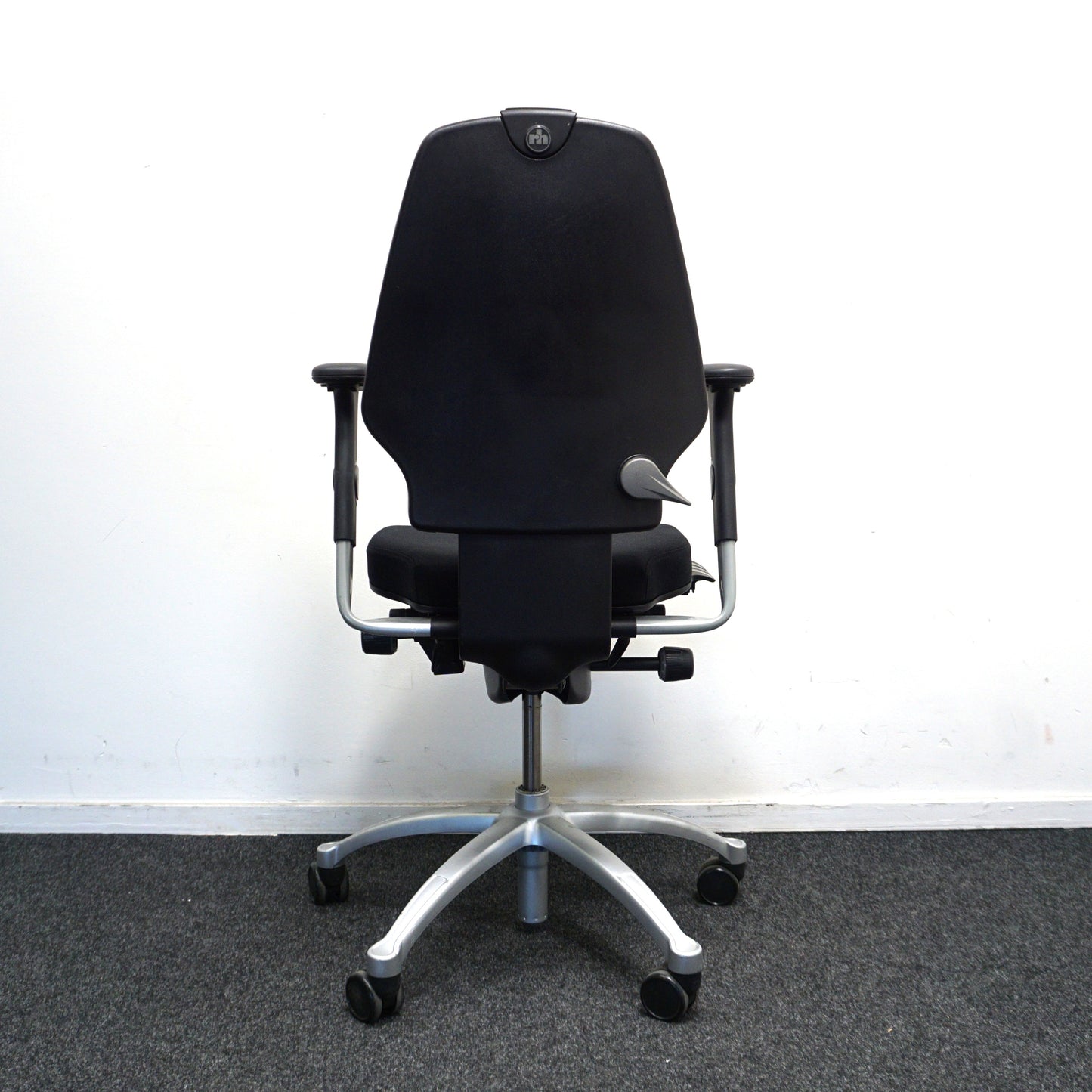 RH Logic 300 Bureaustoelen | Zwarte Stof | Ergonomisch