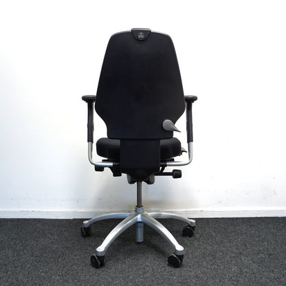 RH Logic 300 Bureaustoelen | Zwarte Stof | Ergonomisch