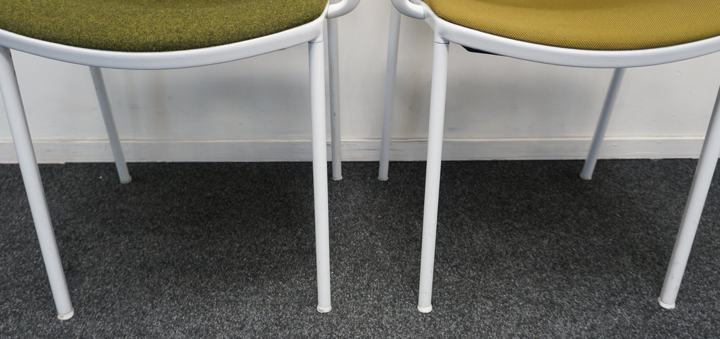Stua Gas design Stoelen | Vergaderstoelen | Wit Aluminium | Diverse Kleuren