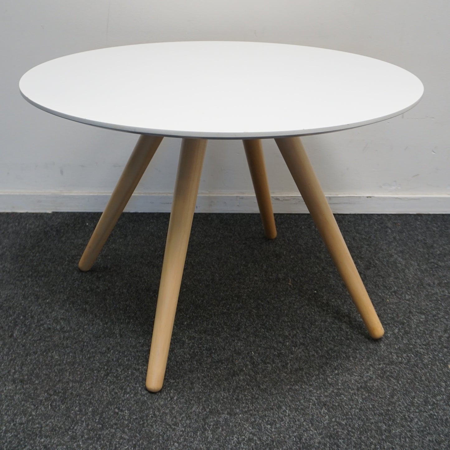 Design Salontafel | Bijzettafel | ø 75 | hoogte 50 cm | Wit
