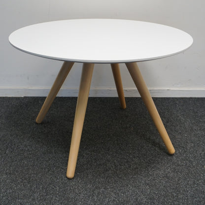 Design Salontafel | Bijzettafel | ø 75 | hoogte 50 cm | Wit
