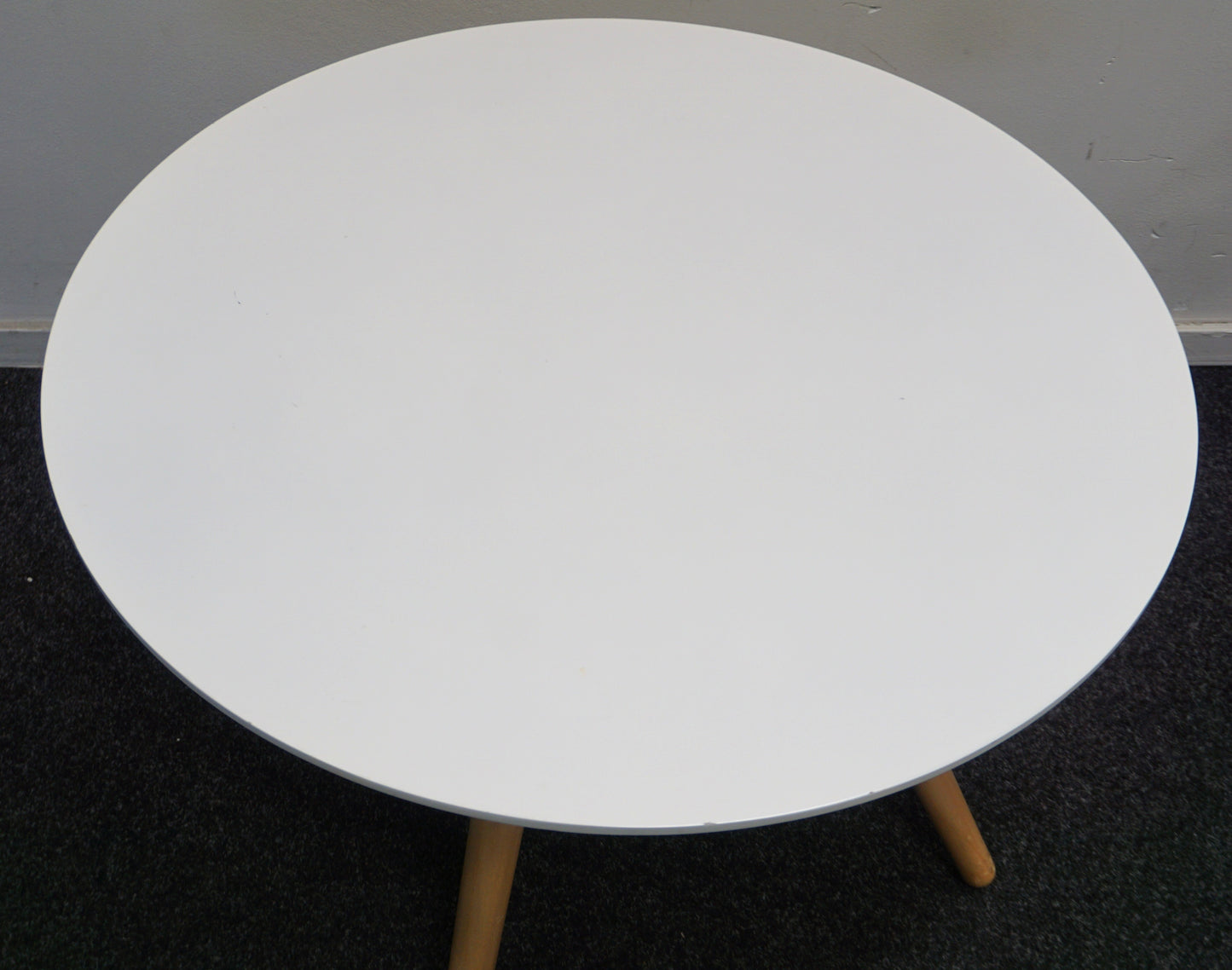 Design Salontafel | Bijzettafel | ø 75 | hoogte 50 cm | Wit