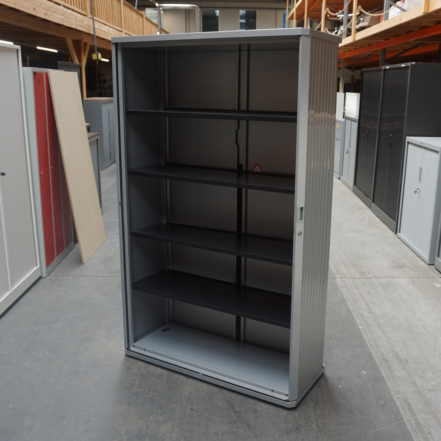 Gispen Octa Roldeurkast | Archiefkast | 195 x 120 x 50 cm | Grijs