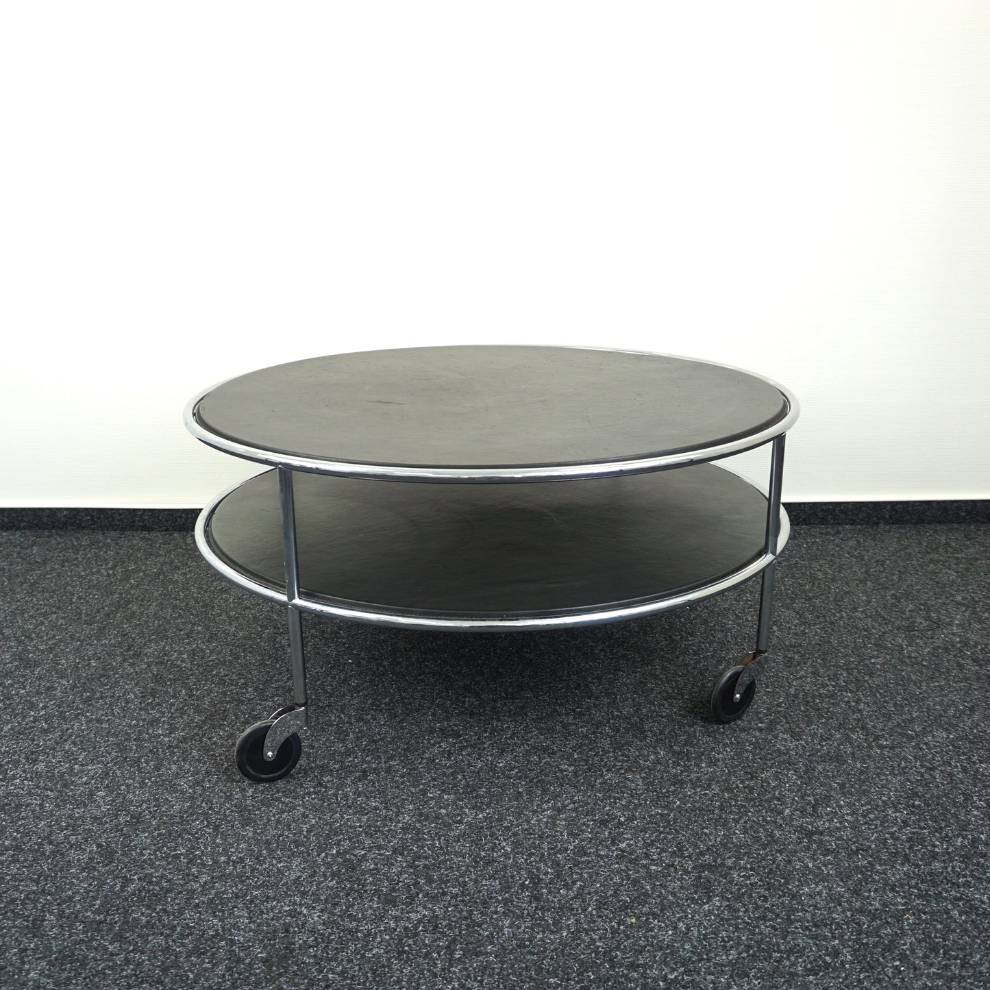 Lammhults Chicago Trolley 3 Design Bijzettafel | 90 cm | Zwart
