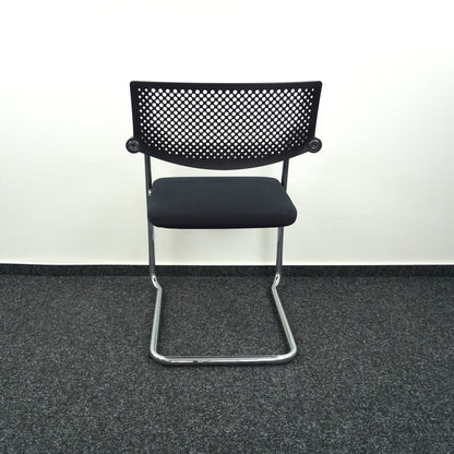Vitra Visavis Vergaderstoel | Design Conferentiestoel | Zwart