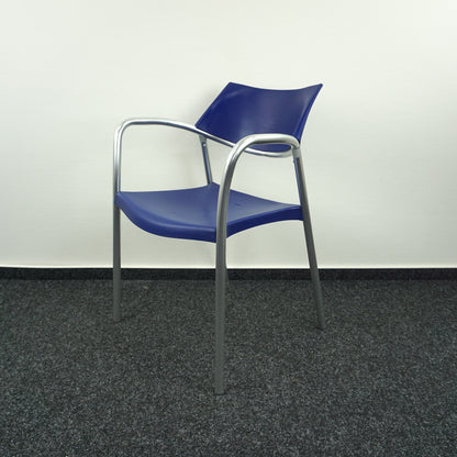 Amat Splash Stoel | Kantinestoel | Vergaderstoel | Blauw